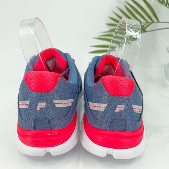 Fila Womens Memory Foam Vernato Blue Pink Running Shoes Sneakers 8 Athletic - Picture 6 of 16